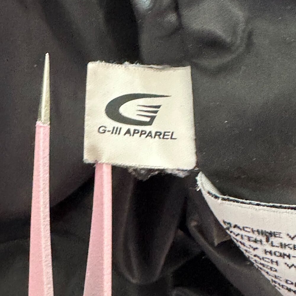 Kenneth Cole Mens Hooded Black Puffer Coat M Zipper Snap Closure 60/40 Down/Fowl - Picture 6 of 13